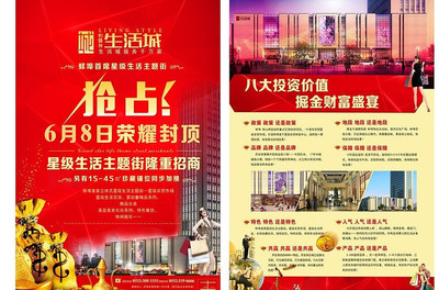 商鋪房地產(chǎn)DM單頁(yè)